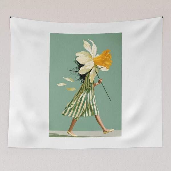 Item preview, Sage Green Unique Art - Gigantic Dandelion designed and sold by RamberBator.
