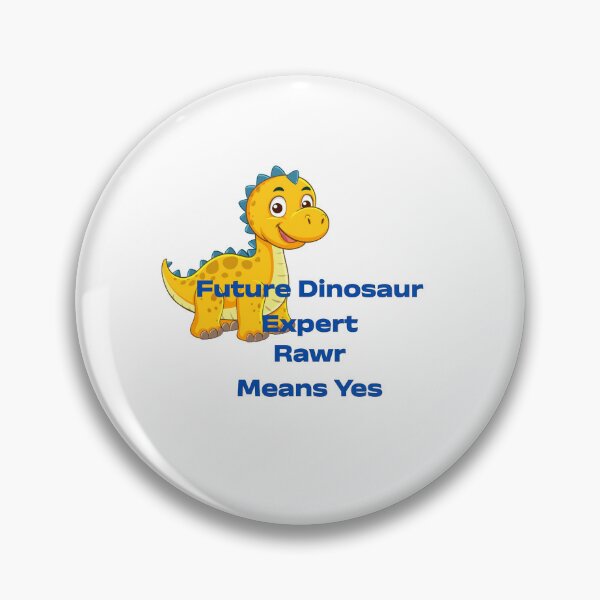 Item preview, Future Dinosaur Expert Rawr Means Yes Cute Kids Sticker designed and sold by TheQuoteStudio.
