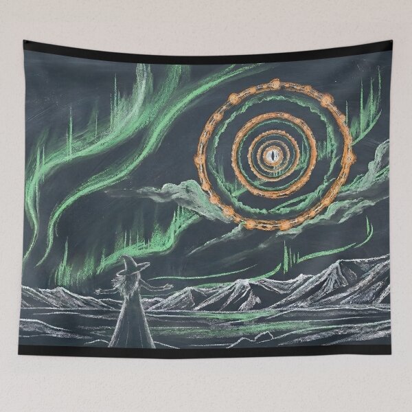 Item preview, Macabre invocation on blackboard designed and sold by Cute&B.