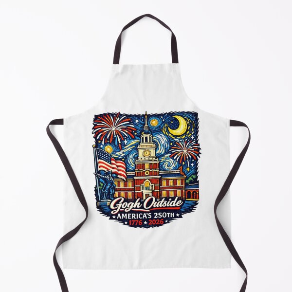 Item preview, Gogh Outside America 250th Independence Hall Art designed and sold by StuckOnTees.