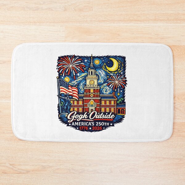 Item preview, Gogh Outside America 250th Independence Hall Art designed and sold by StuckOnTees.