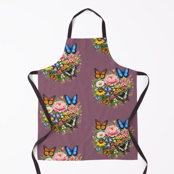 Item preview, Butterflies Roaming Through Wildflowers T-Shirt Design designed and sold by EdgeSphere.