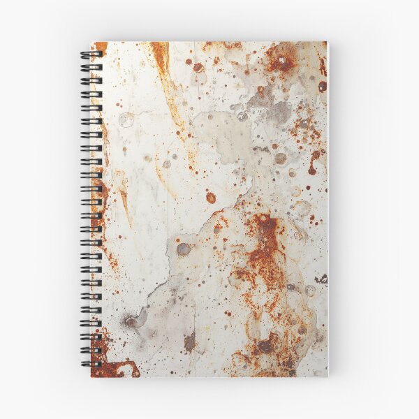 Item preview, Minimalist Rust Splatter on White Metal Texture designed and sold by The Rust Lab.
