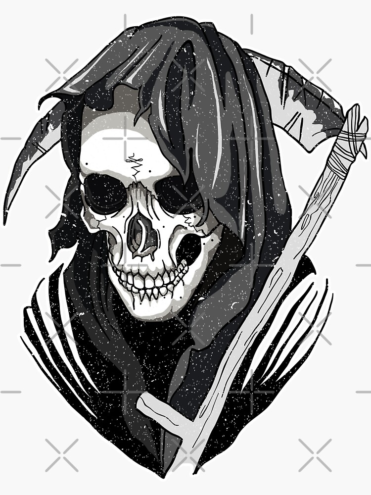 santa muerte Pegatina, image size:750x1000