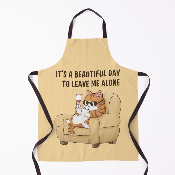 Item preview, It's a Beautiful Day to Leave Me Alone Cat designed and sold by Amberein.