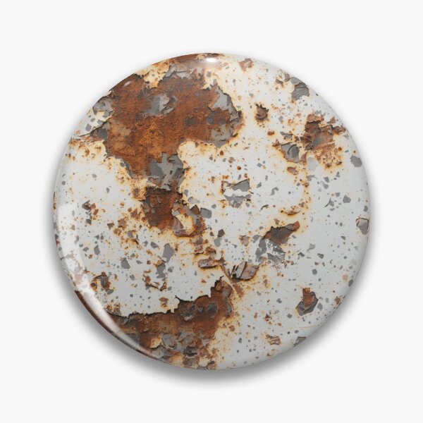 Item preview, Heavy Flaking White Paint with Deep Industrial Rust designed and sold by The Rust Lab.