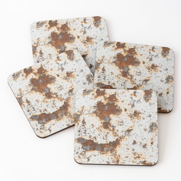Item preview, Heavy Flaking White Paint with Deep Industrial Rust designed and sold by The Rust Lab.