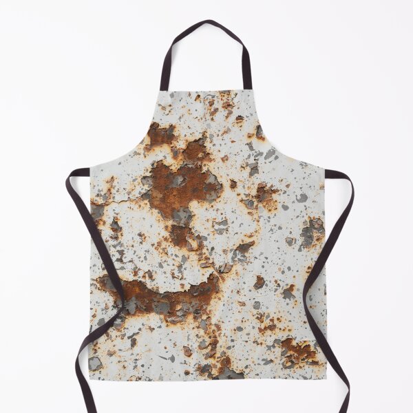 Item preview, Heavy Flaking White Paint with Deep Industrial Rust designed and sold by The Rust Lab.