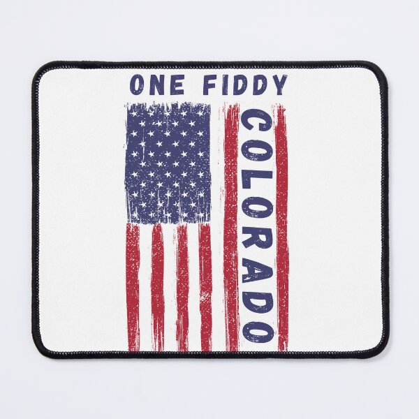 Item preview, Colorado One Fiddy 14er Distressed Flag designed and sold by StuckOnTees.