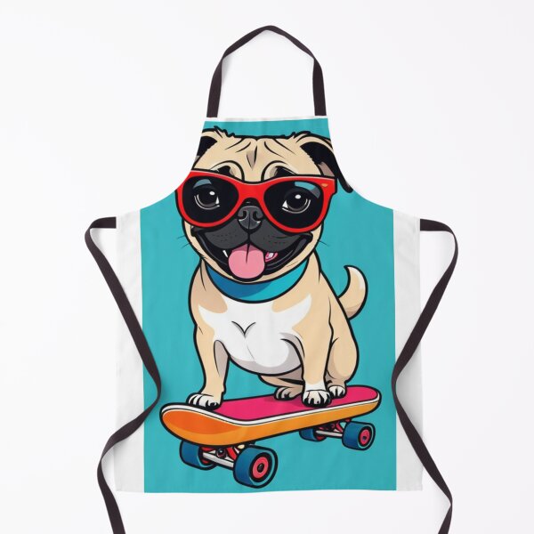 Item preview, Illustration - Cartoon Dog on Skateboard, Pop Art Style designed and sold by AnimeShin.