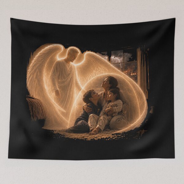Item preview, Angelic Protection Amid the Storm designed and sold by Sci-fi-2901.