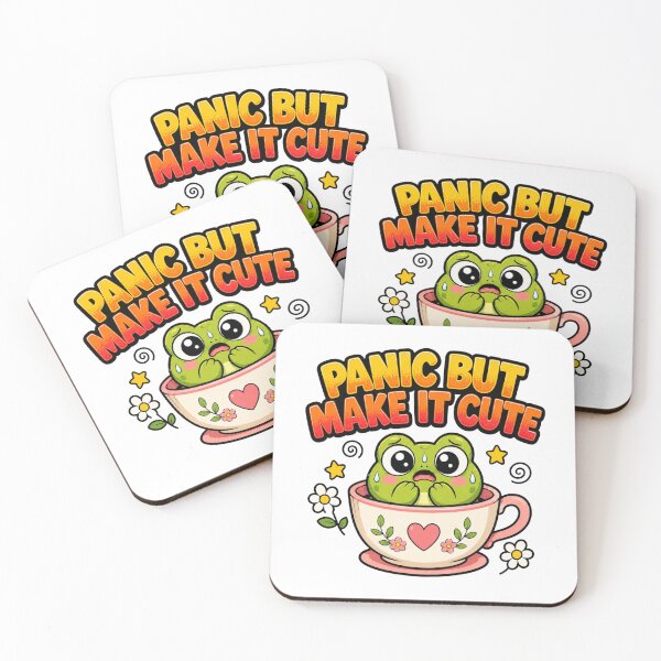 Item preview, Anxious Frog Panic Funny Cute Gift designed and sold by Gentlestate.