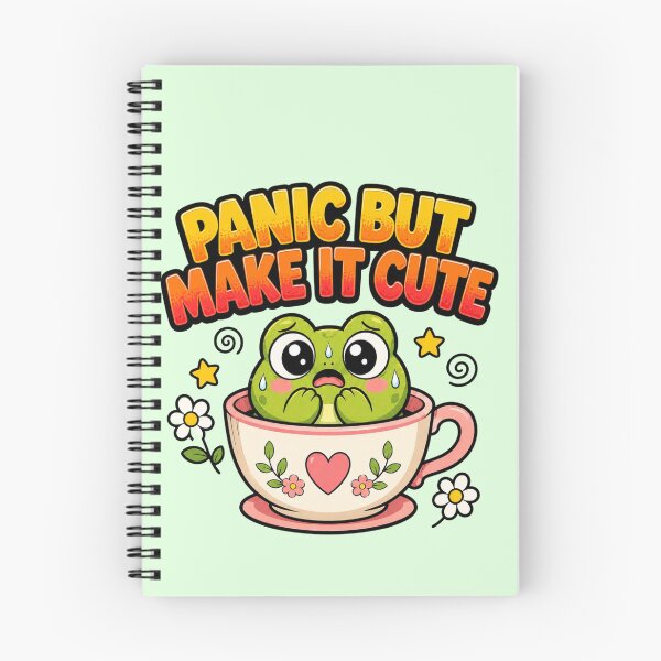 Item preview, Anxious Frog Panic Funny Cute Gift designed and sold by Gentlestate.