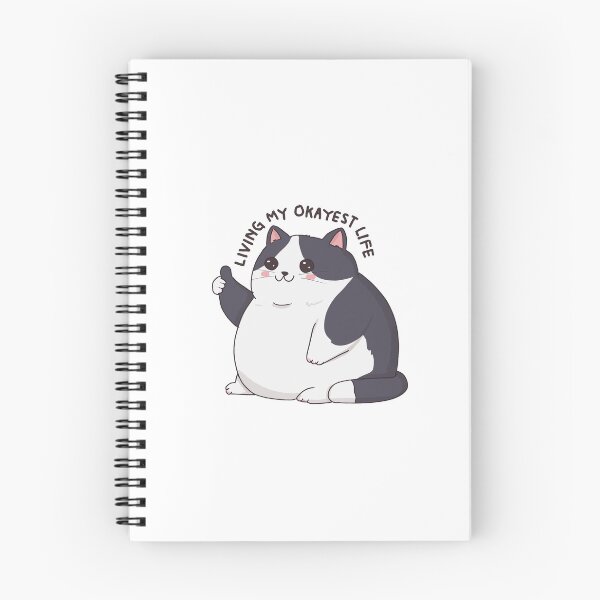 Item preview, Living My Okayest Life Cat designed and sold by Amberein.