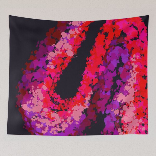 Item preview, Red waves designed and sold by ButterfliNest.