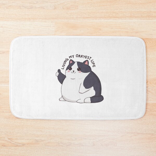 Item preview, Living My Okayest Life Cat designed and sold by Amberein.