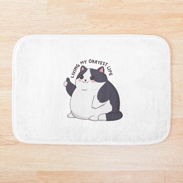 Item preview, Living My Okayest Life Cat designed and sold by Amberein.