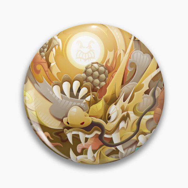 Item preview, 3D Pop Mythological Chinese Dragon Fish Illustration designed and sold by Lexkon Liu's art.