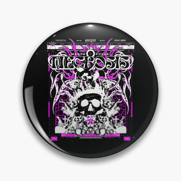 Item preview, Necrosis Death Cycle Skull Dark Surreal designed and sold by Ameliajohanson.
