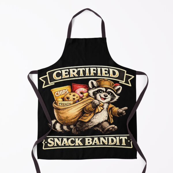 Item preview, Certifield Snack Bandit Funny Raccoon Snack Lover Vintage Graphic T-Shirt designed and sold by clockedoutwearshop.