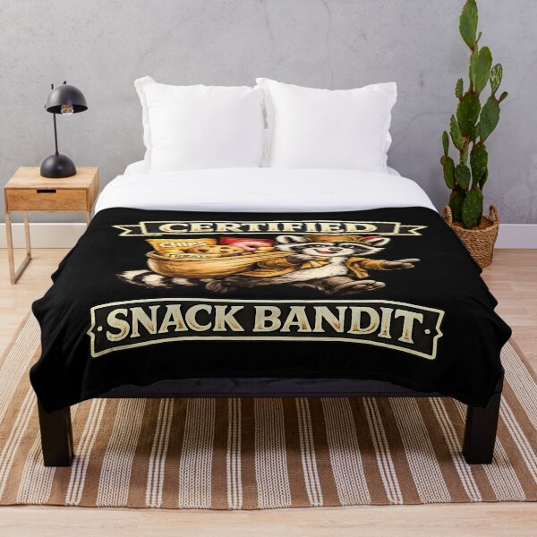 Item preview, Camiseta vintage con estampado divertido de mapache amante de los bocadillos de Certifield Snack Bandit designed and sold by clockedoutwearshop.