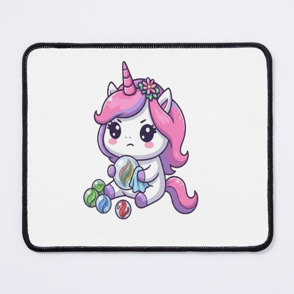 Item preview, Cute Unicorn Cleaning Glass Marbles designed and sold by Ella_Sketch.