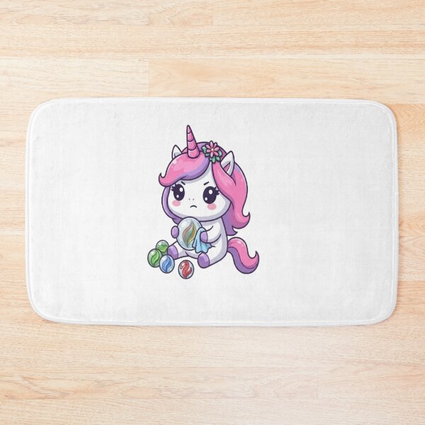 Item preview, Cute Unicorn Cleaning Glass Marbles designed and sold by Ella_Sketch.