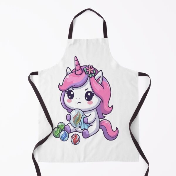 Item preview, Cute Unicorn Cleaning Glass Marbles designed and sold by Ella_Sketch.