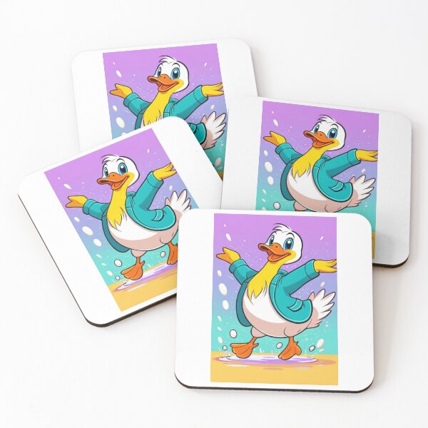 Item preview, Illustration - Cartoon Duck, Playful and Childlike Ambiance designed and sold by AnimeShin.