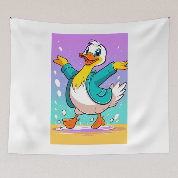 Item preview, Illustration - Cartoon Duck, Playful and Childlike Ambiance designed and sold by AnimeShin.