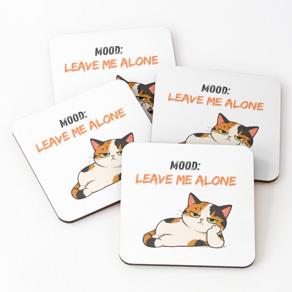 Item preview, Grumpy Calico Cat - Mood: Leave me alone designed and sold by Lunexa-Lab.