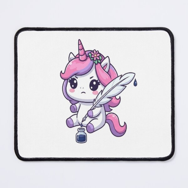 Item preview, Cute Unicorn Writing Quill Ink designed and sold by Ella_Sketch.