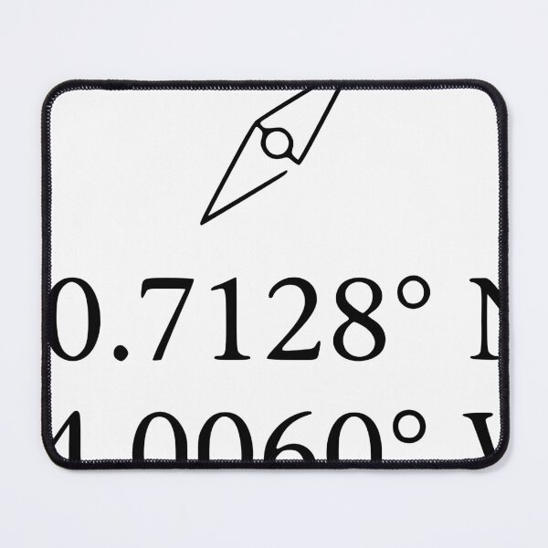 Item preview, City Coordinates Line Art Shirt | Minimalist GPS Location Tee designed and sold by Tootstot.