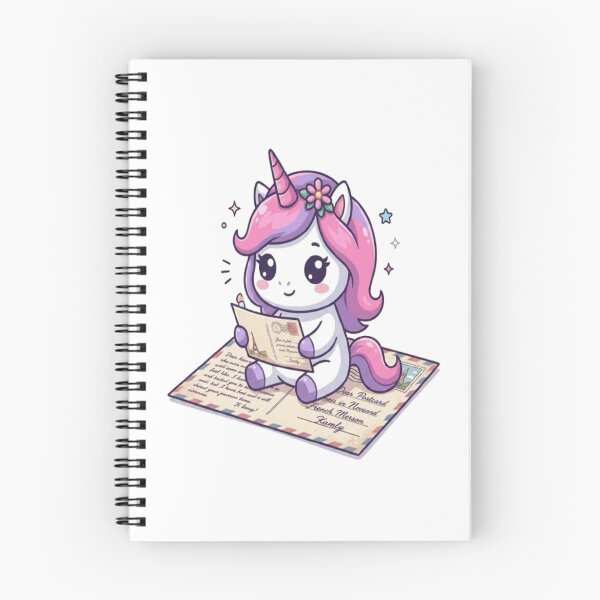 Item preview, Cute Unicorn Reading Travel Postcard designed and sold by Ella_Sketch.
