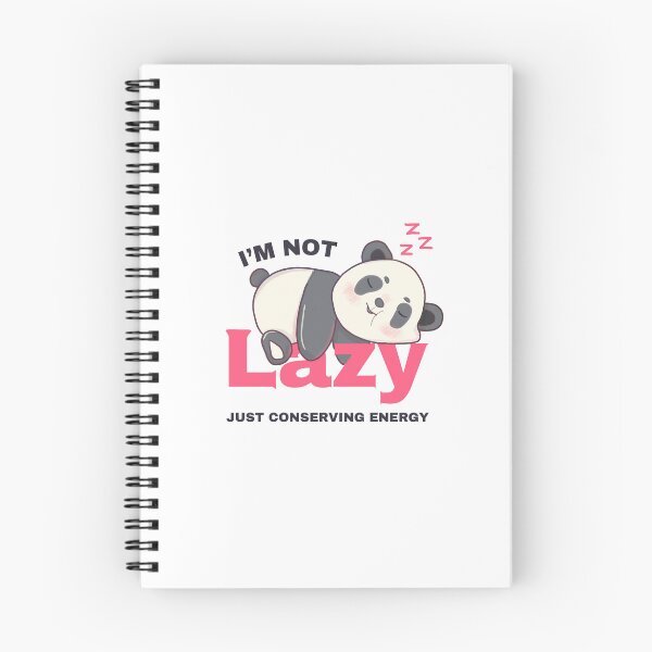Item preview, I'm Not Lazy Panda designed and sold by Amberein.