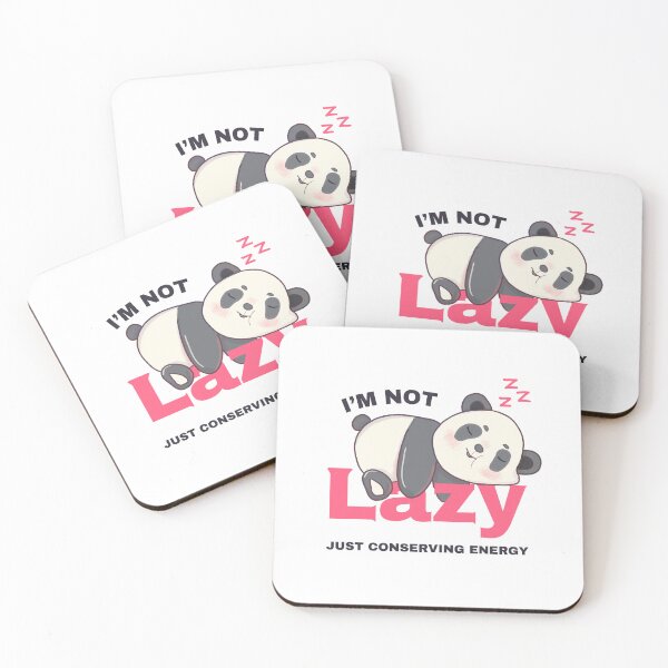 Item preview, I'm Not Lazy Panda designed and sold by Amberein.