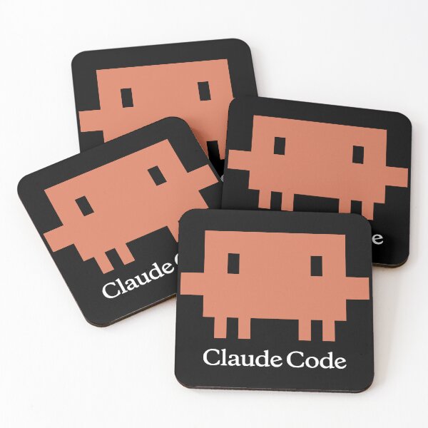 Item preview, Claude Code Pixel Robot Logo | Retro AI Developer Programming Design designed and sold by UI Expert.