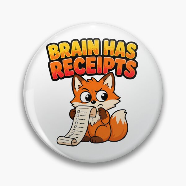 Item preview, Funny Overthinking Fox Anxiety Humor designed and sold by Gentlestate.