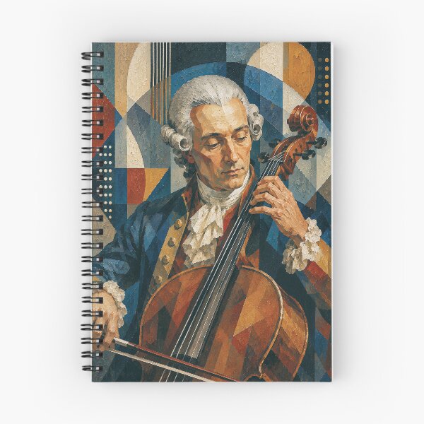 Item preview, Luigi Boccherini, Italian cellist and composer painting. designed and sold by GalleryKauffeld.