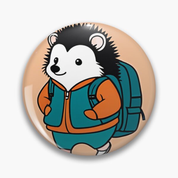 Item preview, Illustration - Cartoon Hedgehog, Childlike and Dynamic Aesthetic designed and sold by AnimeShin.