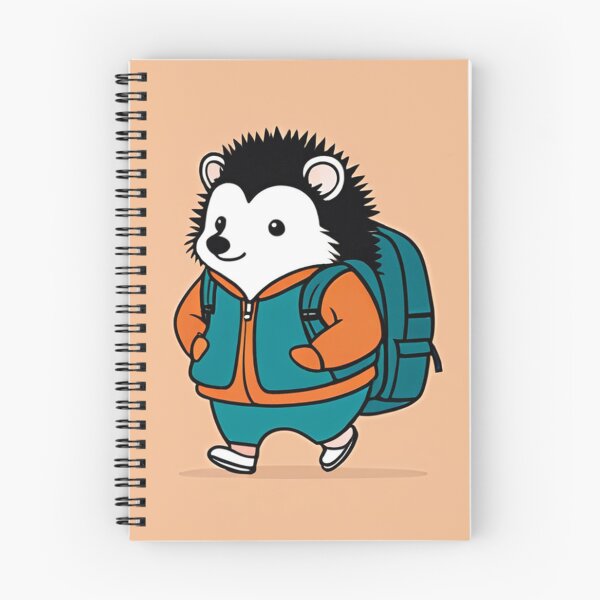 Item preview, Illustration - Cartoon Hedgehog, Childlike and Dynamic Aesthetic designed and sold by AnimeShin.