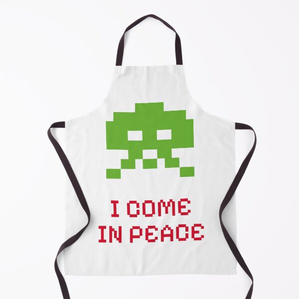 Item preview, SPACE INVADERS - I COME IN PEACE designed and sold by CoolVibeStudio.