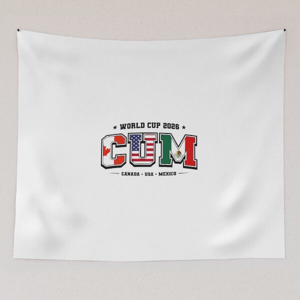 Item preview, CUM WORLD CUP 2026-Usa Canada Mexico Football designed and sold by chibichibii.