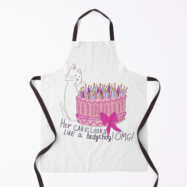Item preview, My Birthday Cake Hedgehog Fail Funny Quote designed and sold by ArtbyLanaN.