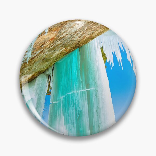 Item preview, Inside View of Grand Island Ice Curtains Michigan  designed and sold by Monicasalma.