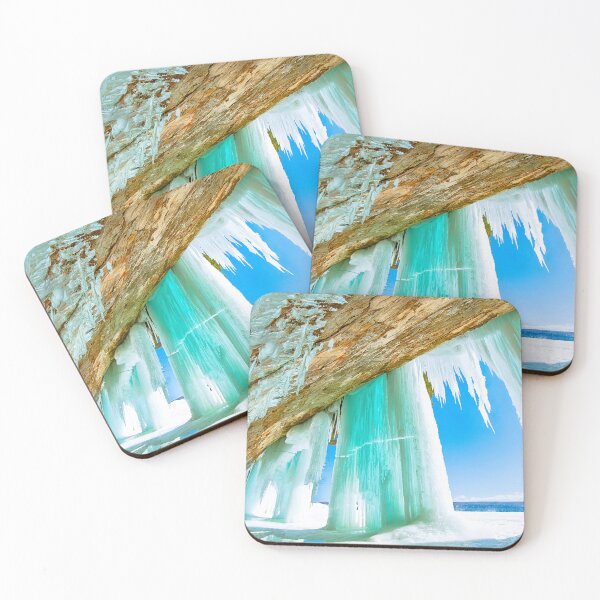 Item preview, Inside View of Grand Island Ice Curtains Michigan  designed and sold by Monicasalma.
