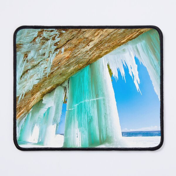 Item preview, Inside View of Grand Island Ice Curtains Michigan designed and sold by Monicasalma.