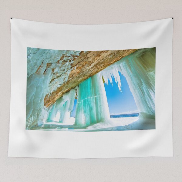 Item preview, Inside View of Grand Island Ice Curtains Michigan  designed and sold by Monicasalma.