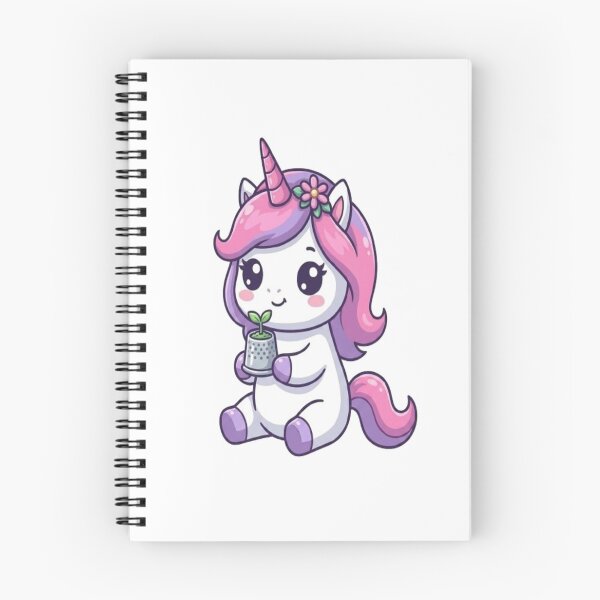 Item preview, Cute Unicorn Gardening Holding Sprout designed and sold by Ella_Sketch.