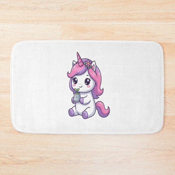 Item preview, Cute Unicorn Gardening Holding Sprout designed and sold by Ella_Sketch.